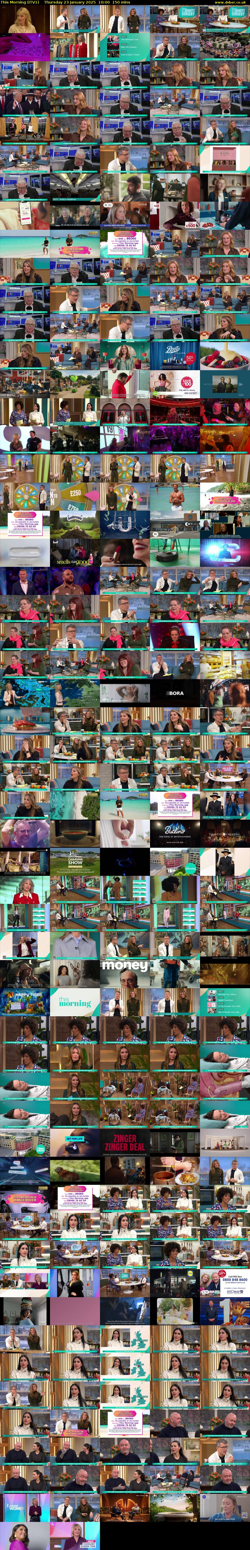 This Morning (ITV1) Thursday 23 January 2025 10:00 - 12:30