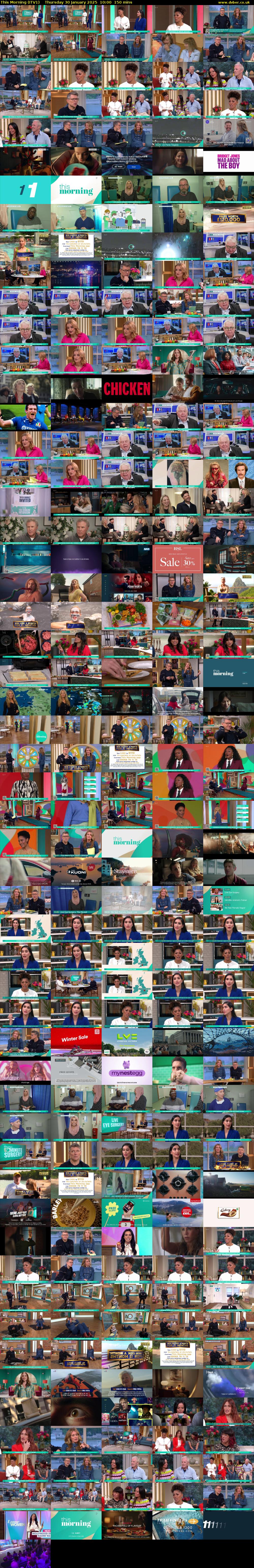 This Morning (ITV1) Thursday 30 January 2025 10:00 - 12:30