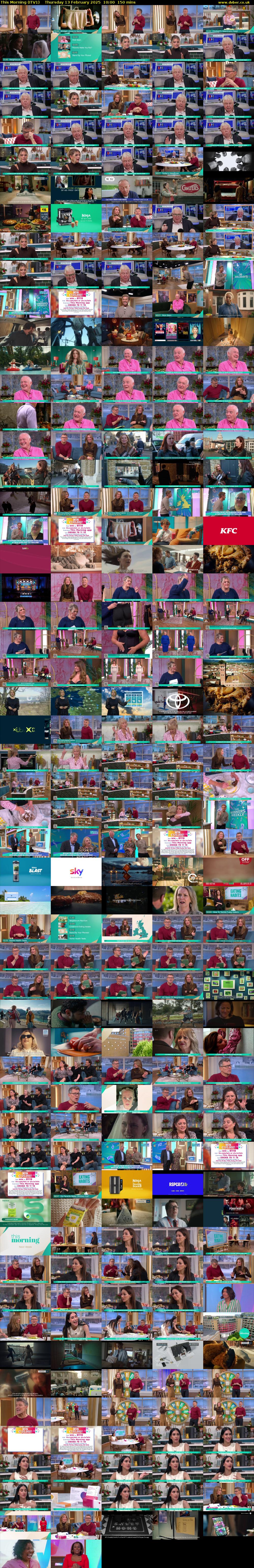 This Morning (ITV1) Thursday 13 February 2025 10:00 - 12:30