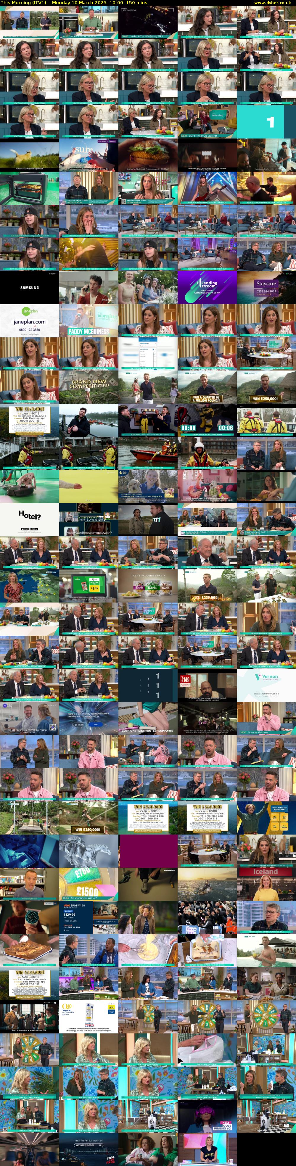 This Morning (ITV1) Monday 10 March 2025 10:00 - 12:30