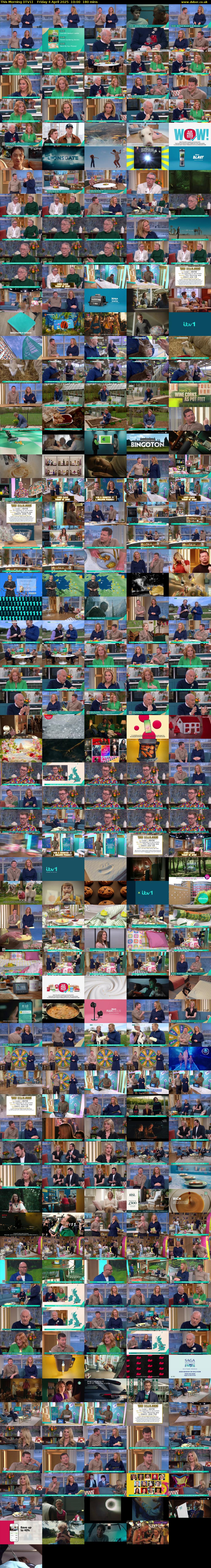 This Morning (ITV1) Friday 4 April 2025 10:00 - 13:00