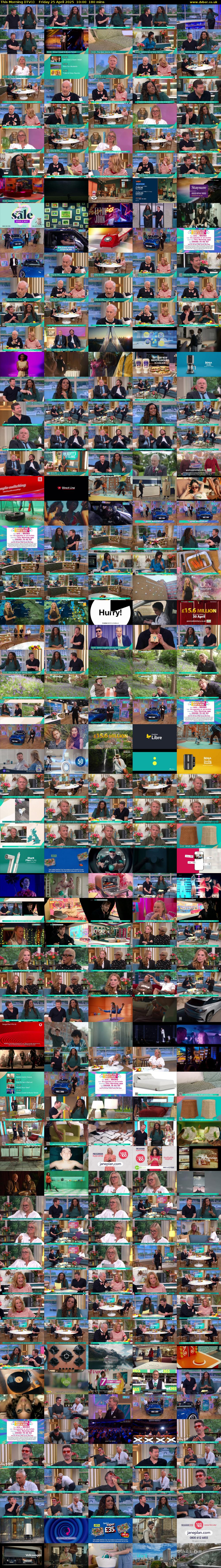 This Morning (ITV1) Friday 25 April 2025 10:00 - 13:00