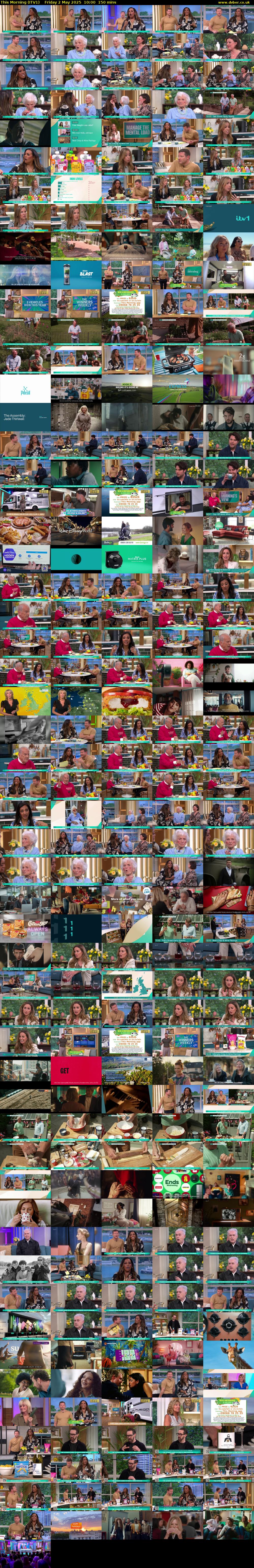 This Morning (ITV1) Friday 2 May 2025 10:00 - 12:30