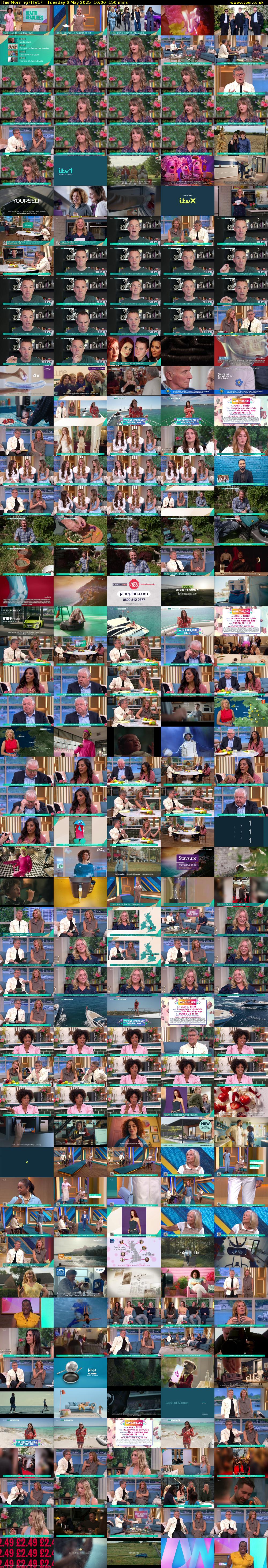 This Morning (ITV1) Tuesday 6 May 2025 10:00 - 12:30