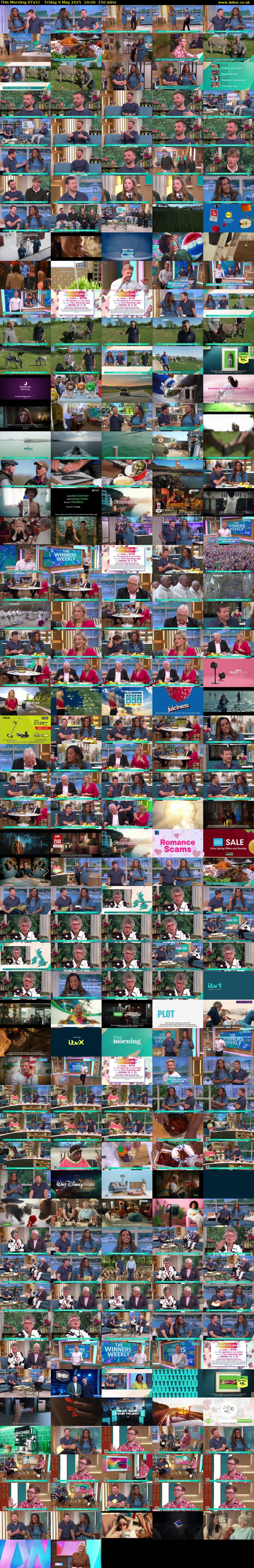 This Morning (ITV1) Friday 9 May 2025 10:00 - 12:30