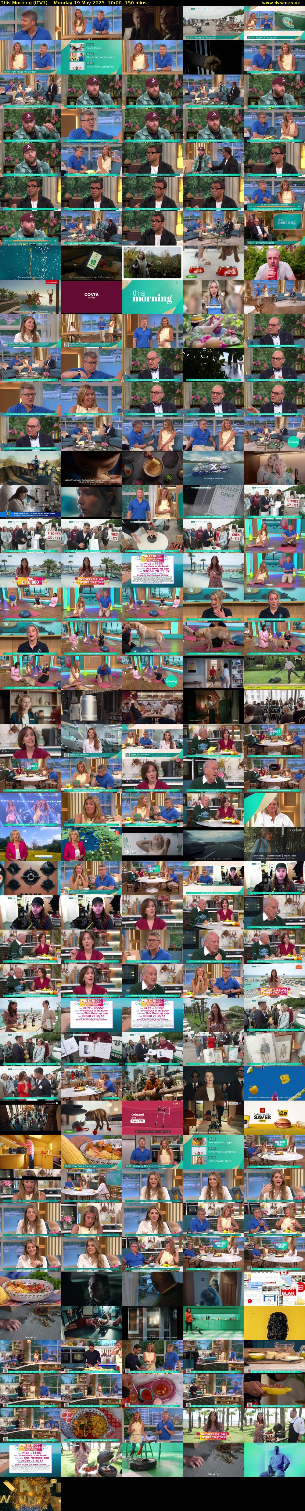 This Morning (ITV1) Monday 19 May 2025 10:00 - 12:30