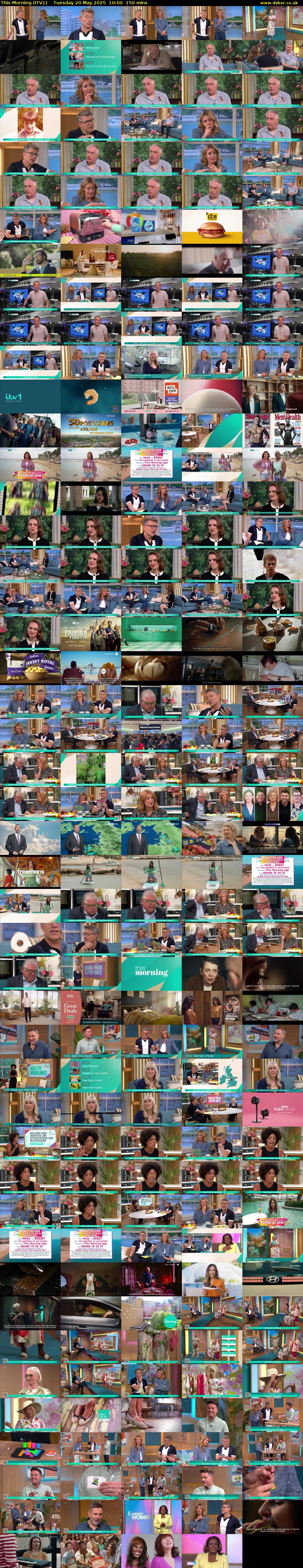 This Morning (ITV1) Tuesday 20 May 2025 10:00 - 12:30