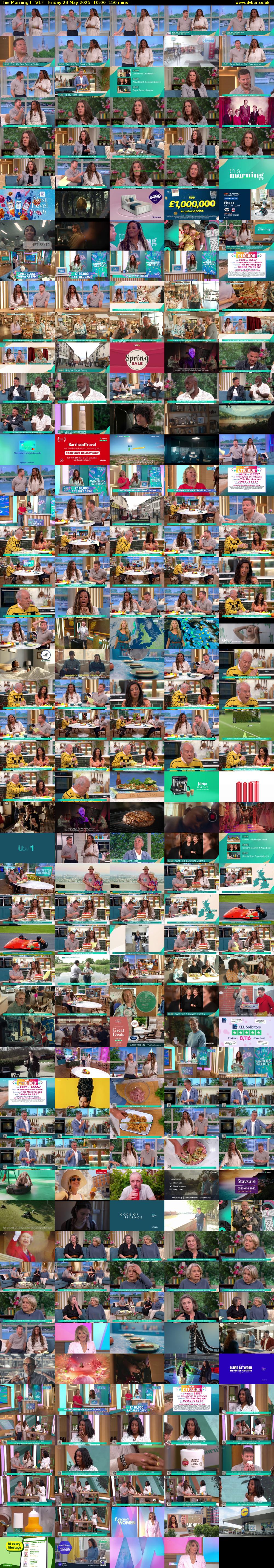 This Morning (ITV1) Friday 23 May 2025 10:00 - 12:30