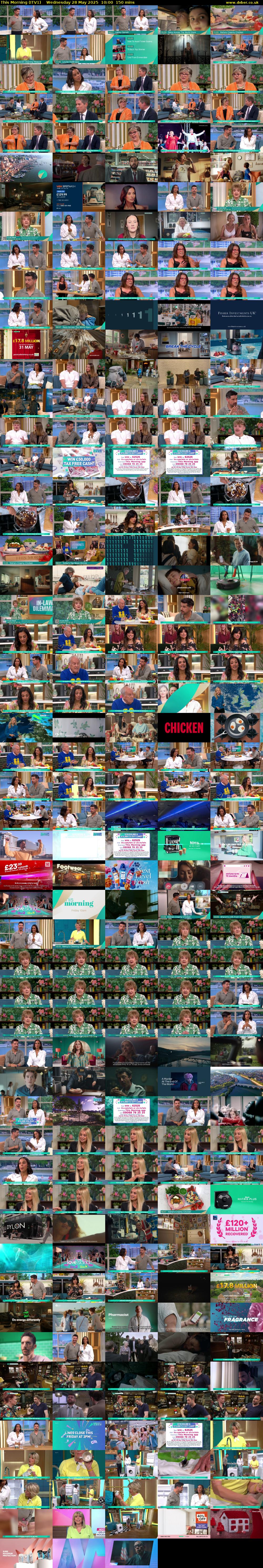 This Morning (ITV1) Wednesday 28 May 2025 10:00 - 12:30