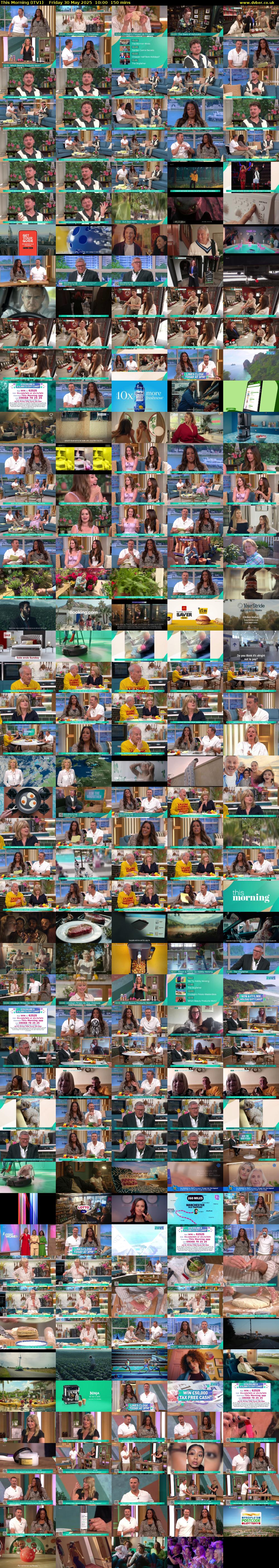 This Morning (ITV1) Friday 30 May 2025 10:00 - 12:30