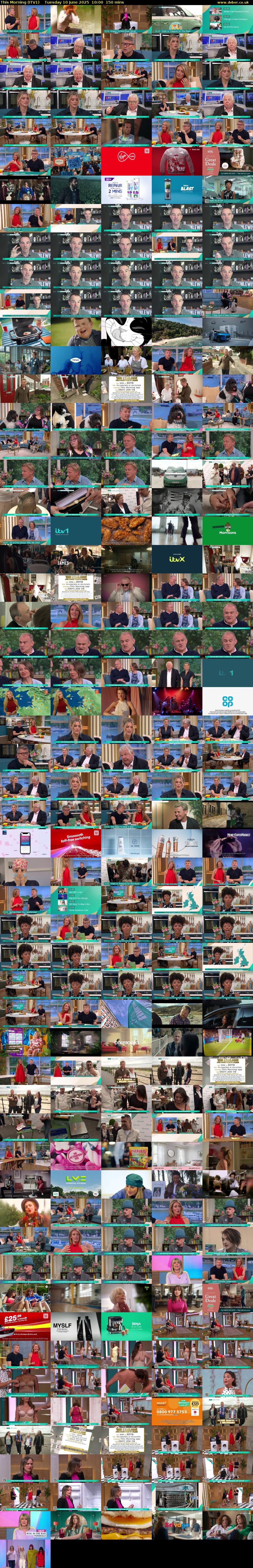 This Morning (ITV1) Tuesday 10 June 2025 10:00 - 12:30
