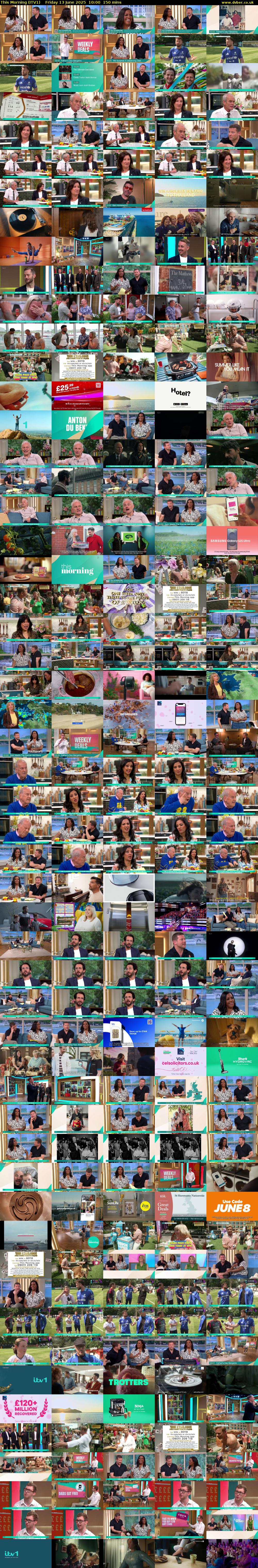 This Morning (ITV1) Friday 13 June 2025 10:00 - 12:30