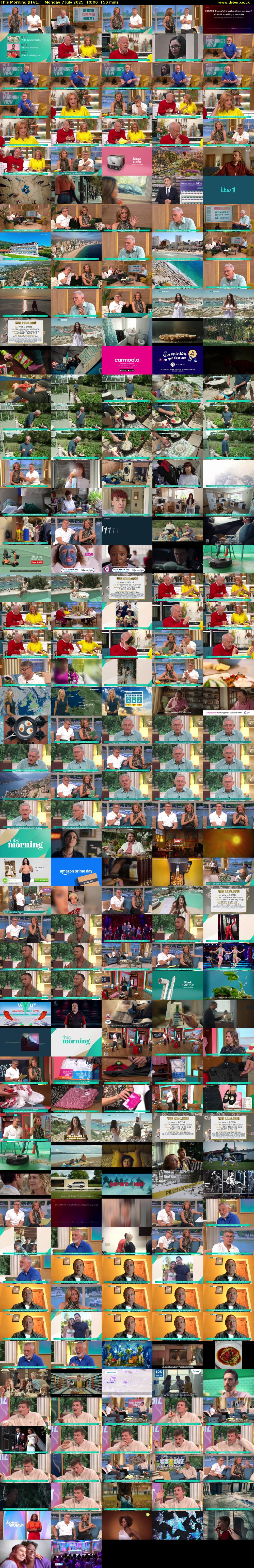 This Morning (ITV1) Monday 7 July 2025 10:00 - 12:30