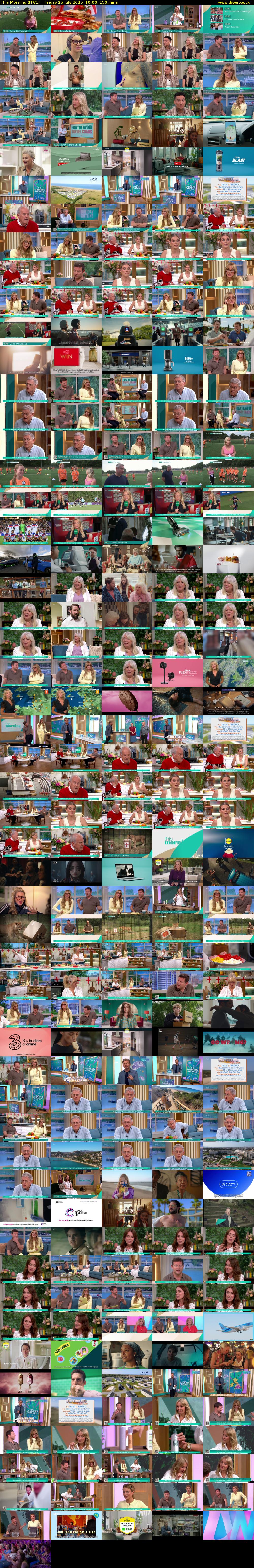 This Morning (ITV1) Friday 25 July 2025 10:00 - 12:30