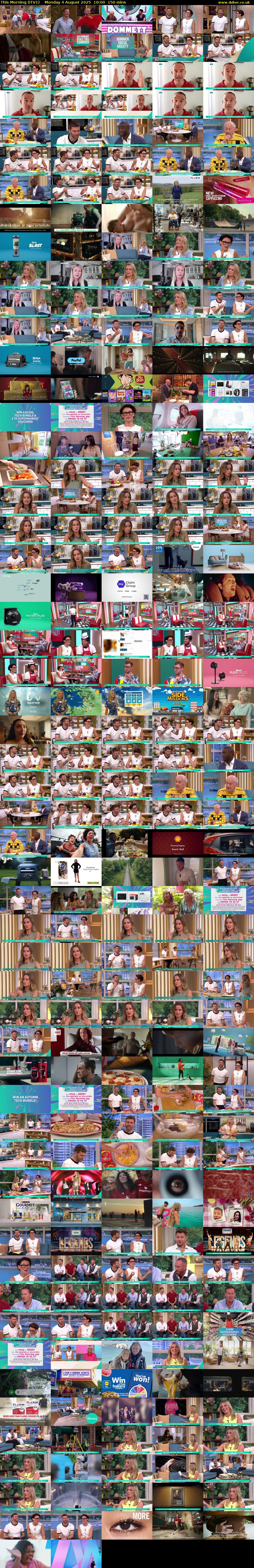 This Morning (ITV1) Monday 4 August 2025 10:00 - 12:30