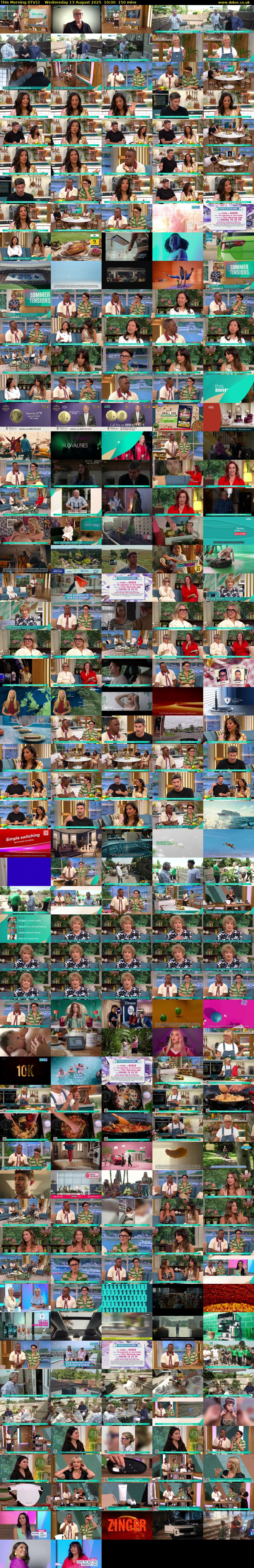 This Morning (ITV1) Wednesday 13 August 2025 10:00 - 12:30