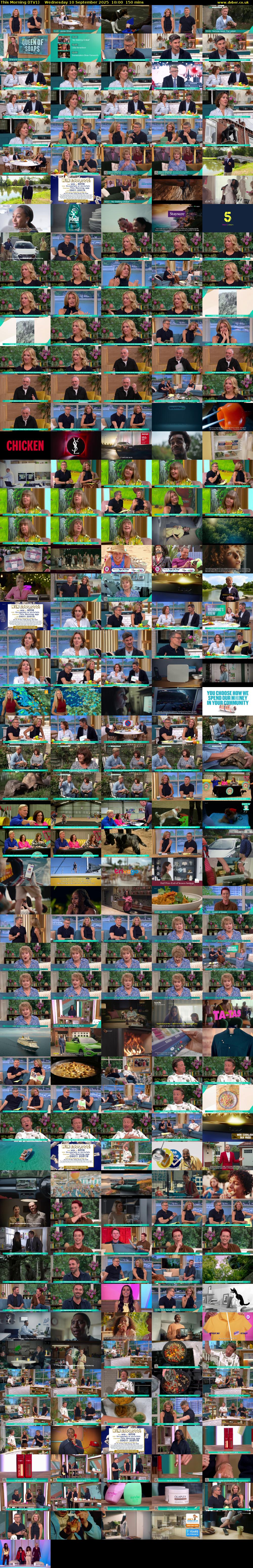 This Morning (ITV1) Wednesday 10 September 2025 10:00 - 12:30