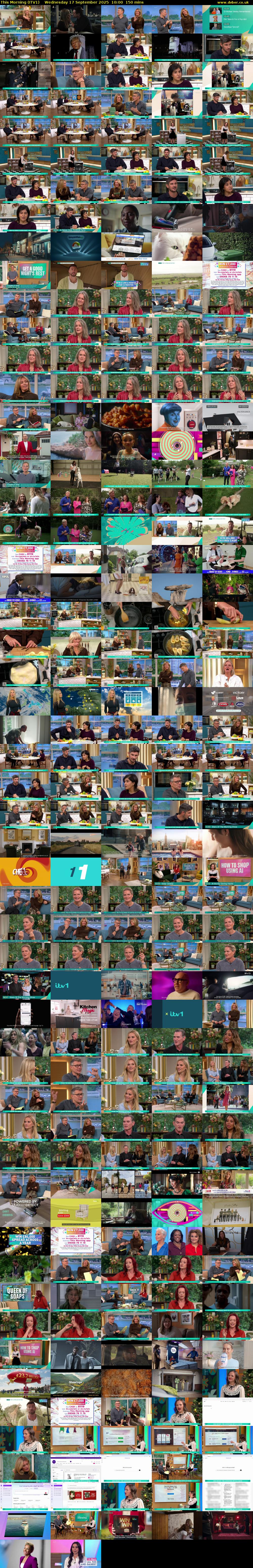 This Morning (ITV1) Wednesday 17 September 2025 10:00 - 12:30
