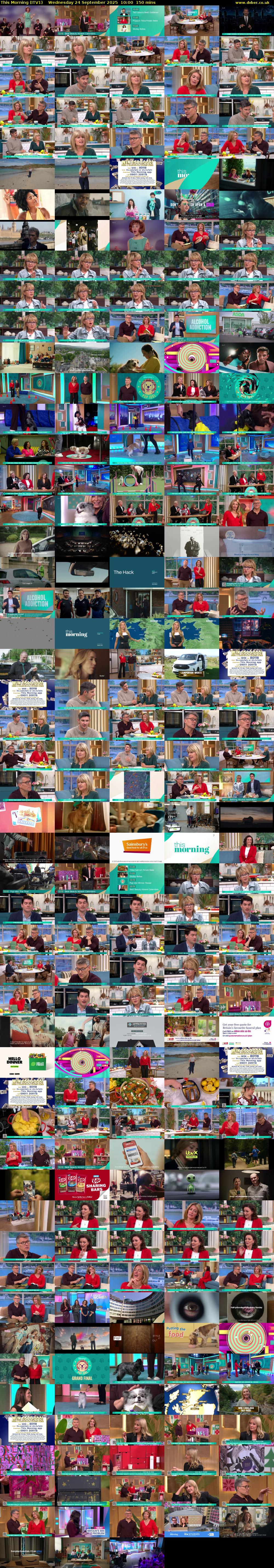 This Morning (ITV1) Wednesday 24 September 2025 10:00 - 12:30