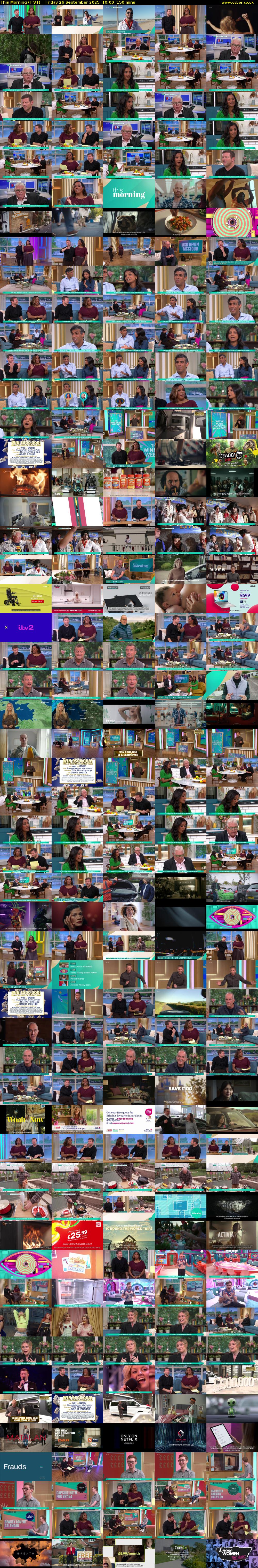 This Morning (ITV1) Friday 26 September 2025 10:00 - 12:30