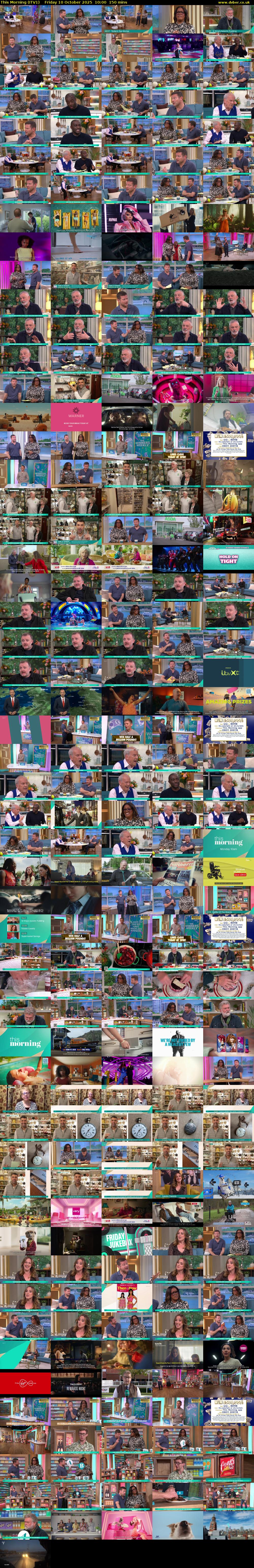 This Morning (ITV1) Friday 10 October 2025 10:00 - 12:30