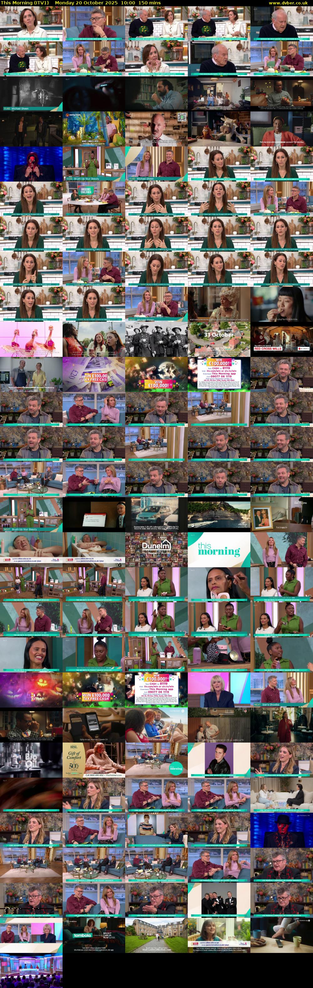 This Morning (ITV1) Monday 20 October 2025 10:00 - 12:30