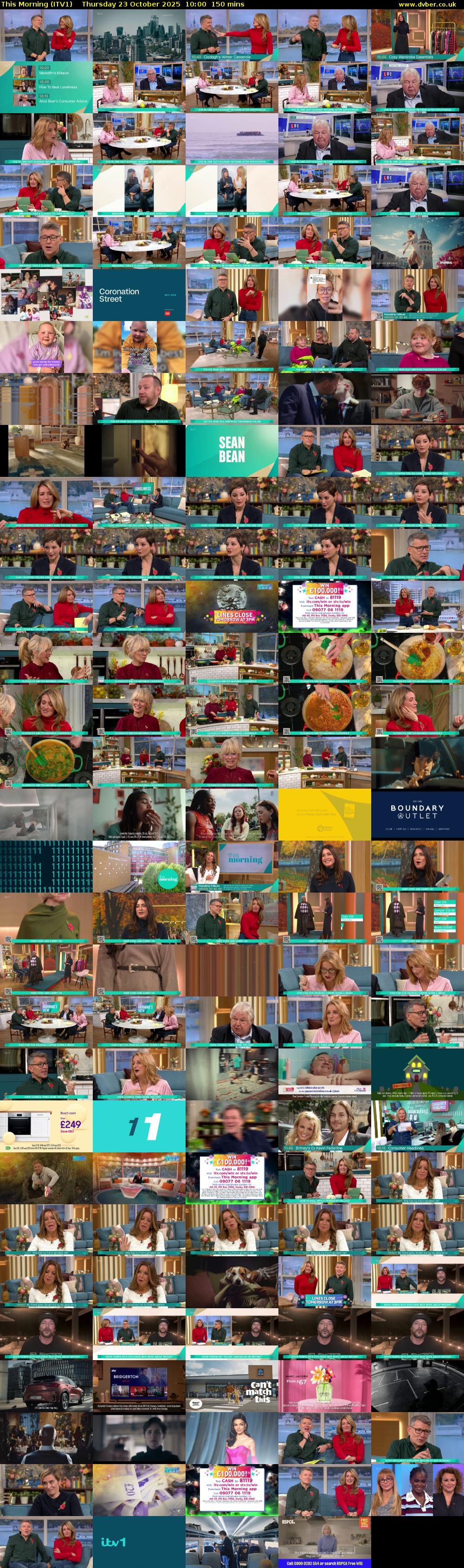 This Morning (ITV1) Thursday 23 October 2025 10:00 - 12:30