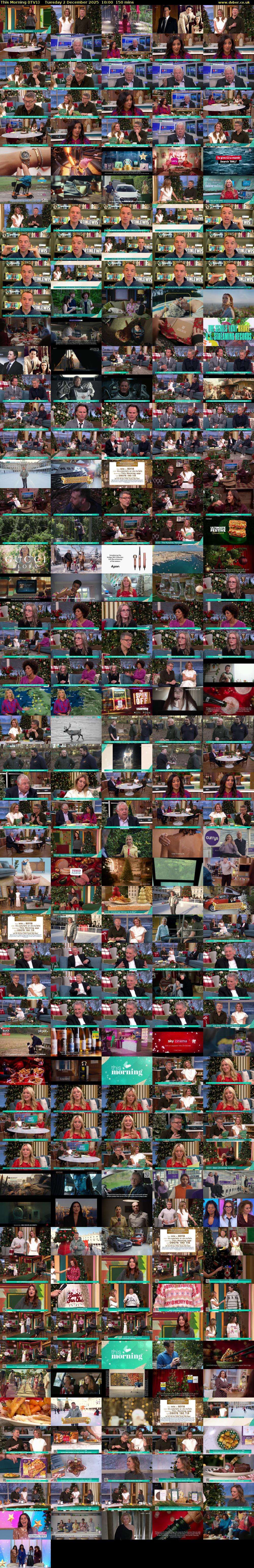 This Morning (ITV1) Tuesday 2 December 2025 10:00 - 12:30