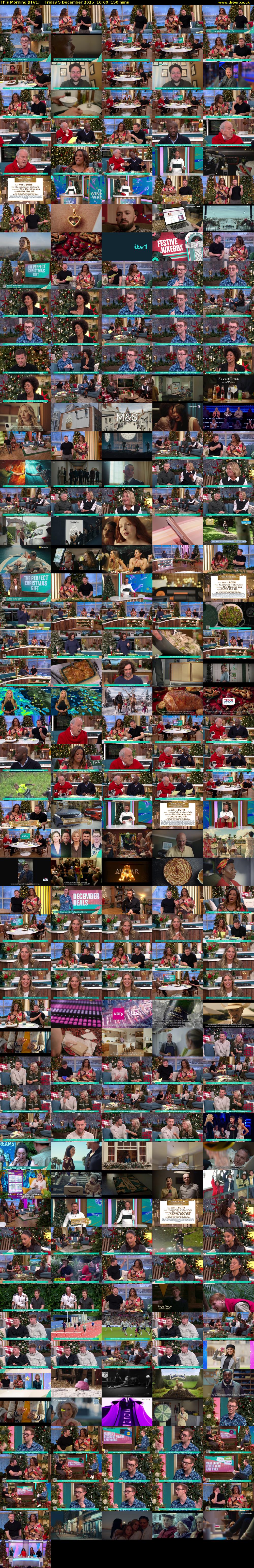 This Morning (ITV1) Friday 5 December 2025 10:00 - 12:30