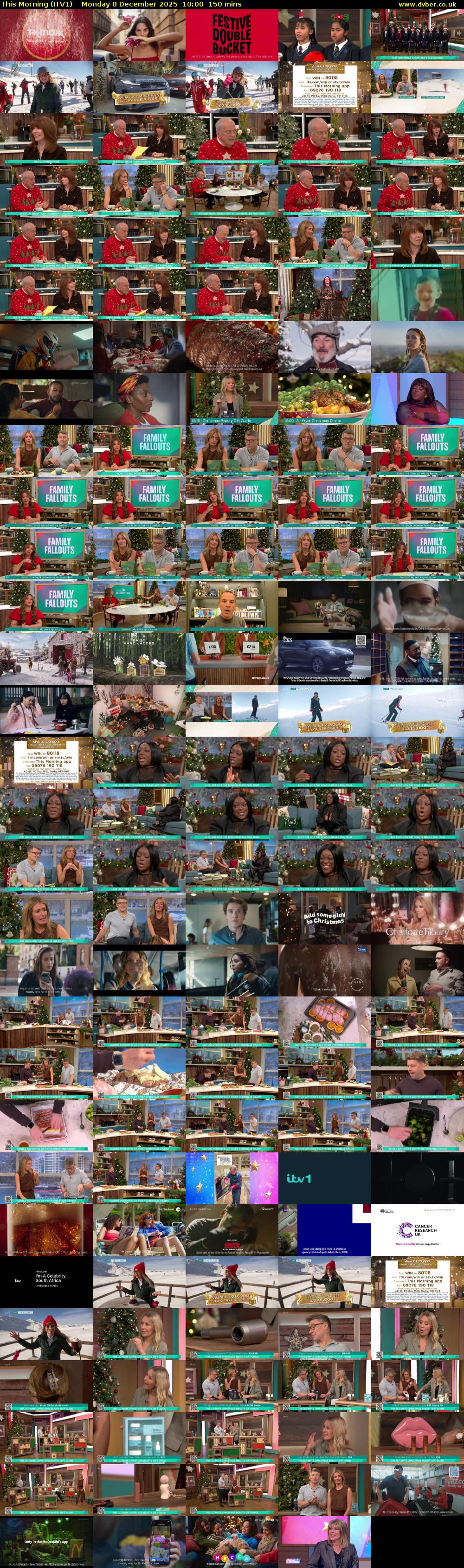 This Morning (ITV1) Monday 8 December 2025 10:00 - 12:30