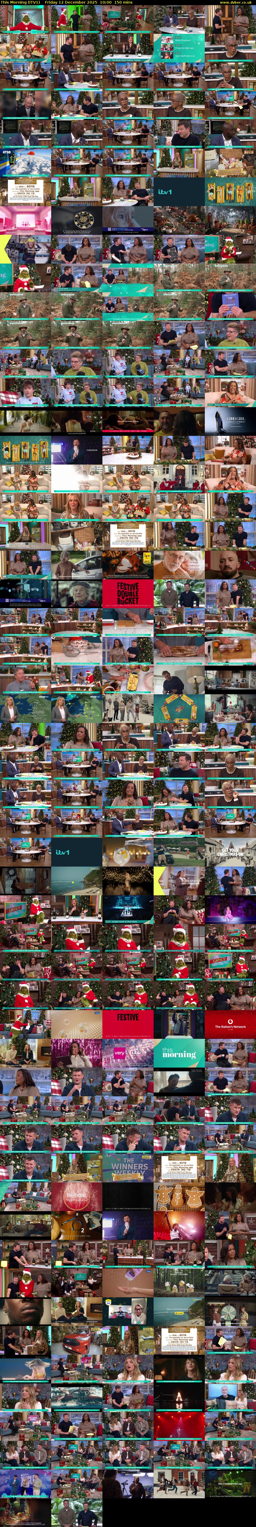 This Morning (ITV1) Friday 12 December 2025 10:00 - 12:30