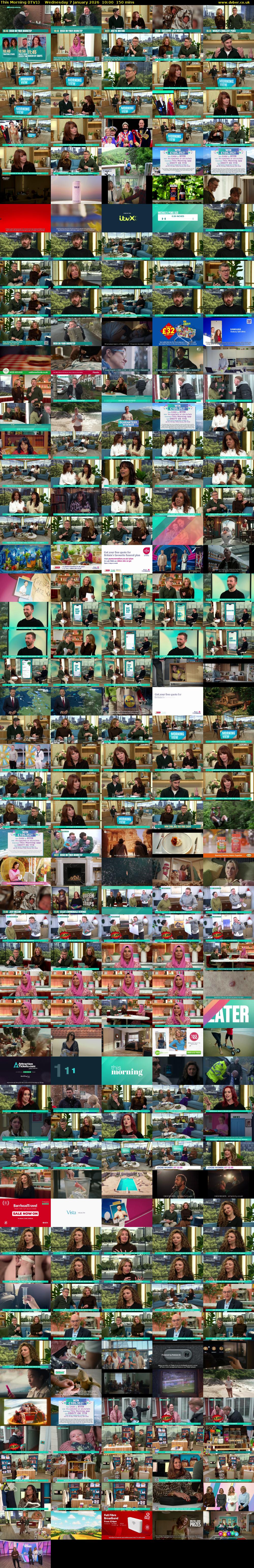 This Morning (ITV1) Wednesday 7 January 2026 10:00 - 12:30