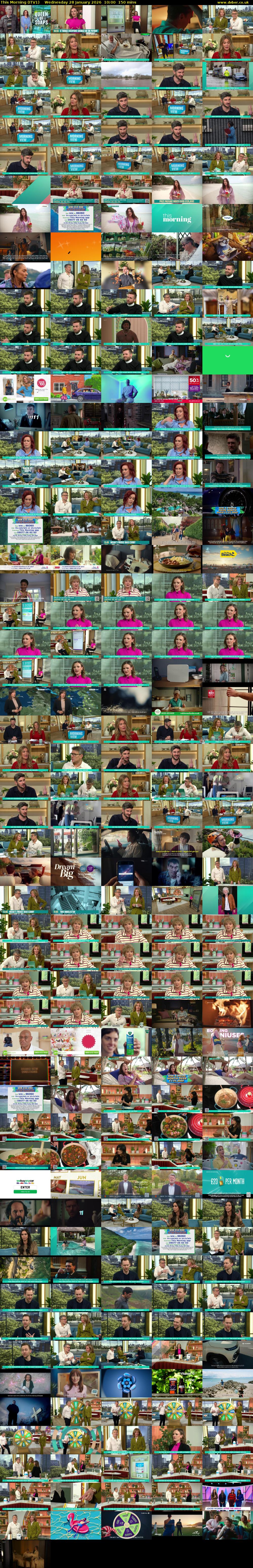 This Morning (ITV1) Wednesday 28 January 2026 10:00 - 12:30