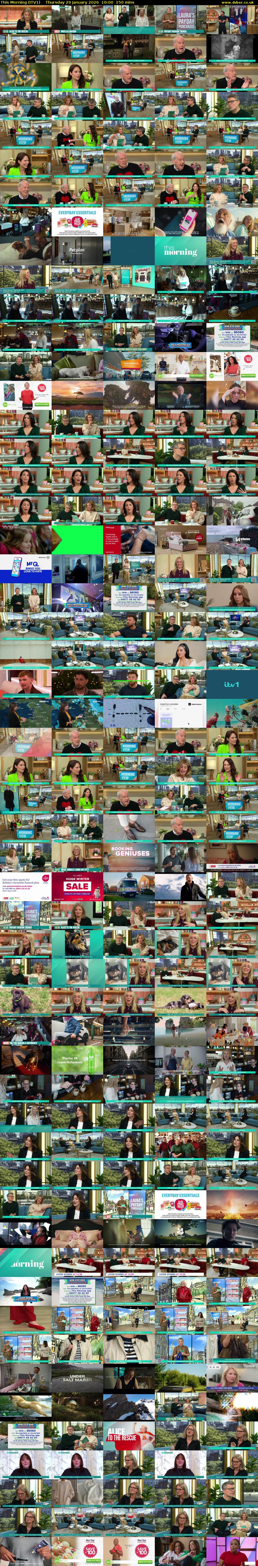 This Morning (ITV1) Thursday 29 January 2026 10:00 - 12:30