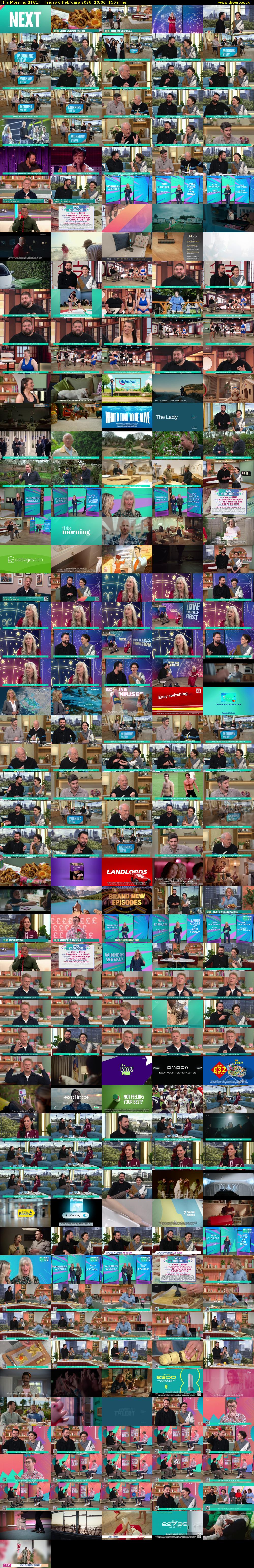 This Morning (ITV1) Friday 6 February 2026 10:00 - 12:30