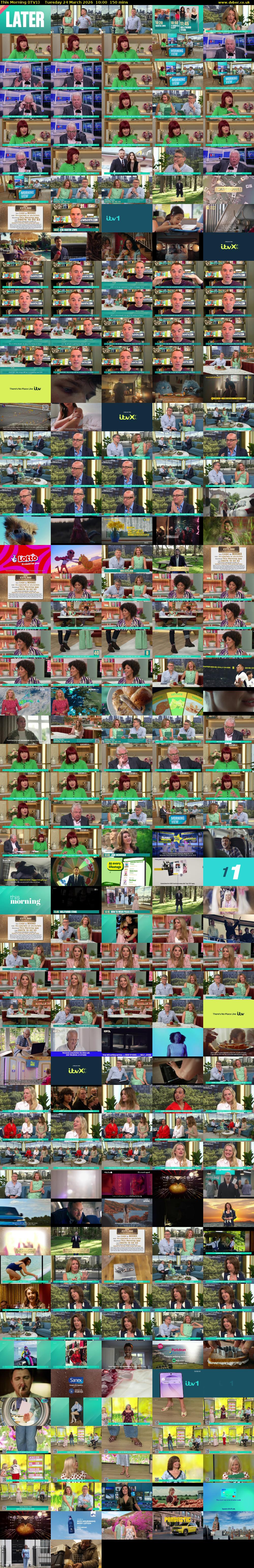 This Morning (ITV1) Tuesday 24 March 2026 10:00 - 12:30