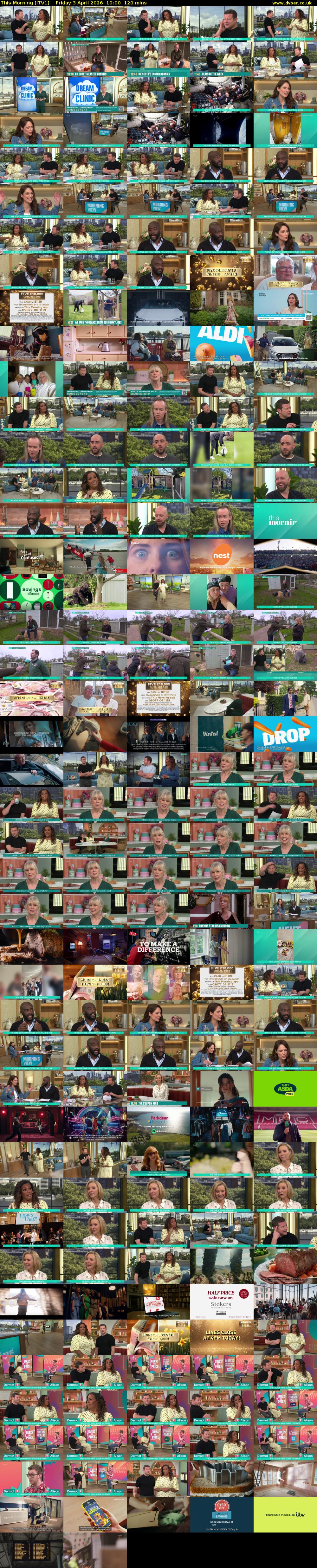 This Morning (ITV1) Friday 3 April 2026 10:00 - 12:00