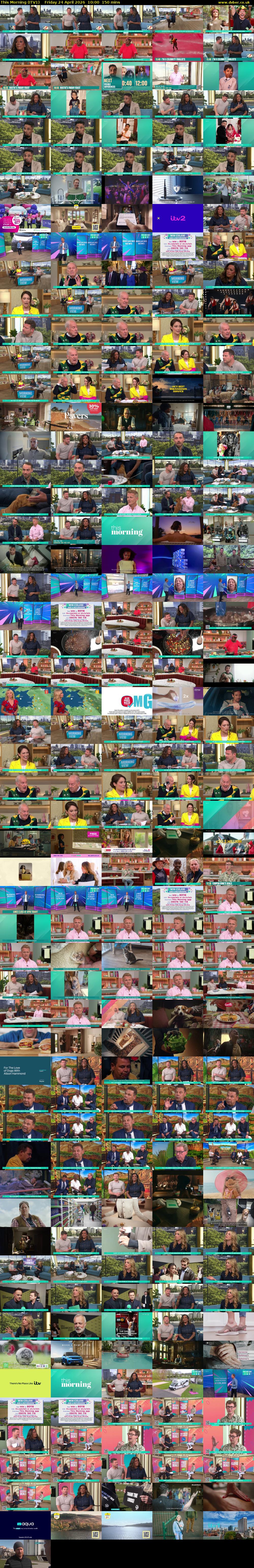 This Morning (ITV1) Friday 24 April 2026 10:00 - 12:30