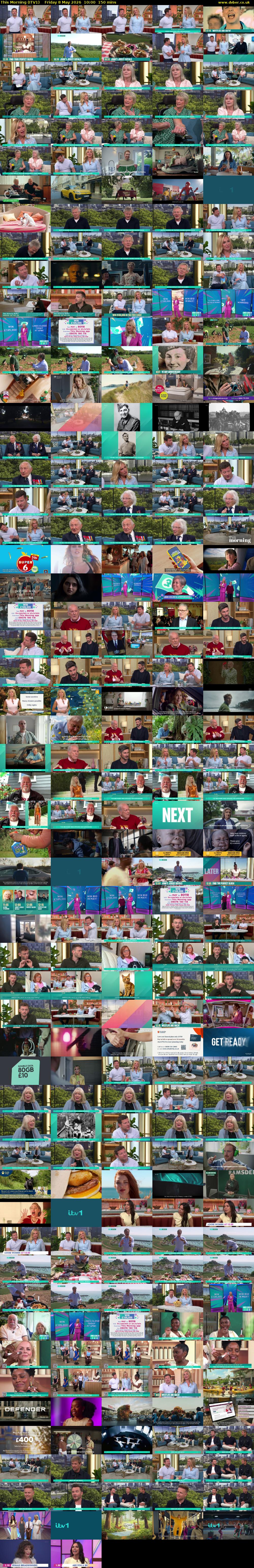This Morning (ITV1) Friday 8 May 2026 10:00 - 12:30