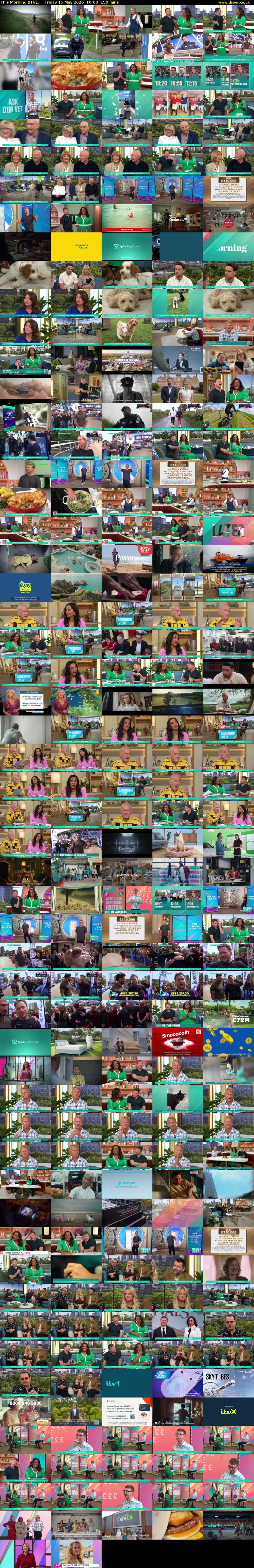 This Morning (ITV1) Friday 15 May 2026 10:00 - 12:30