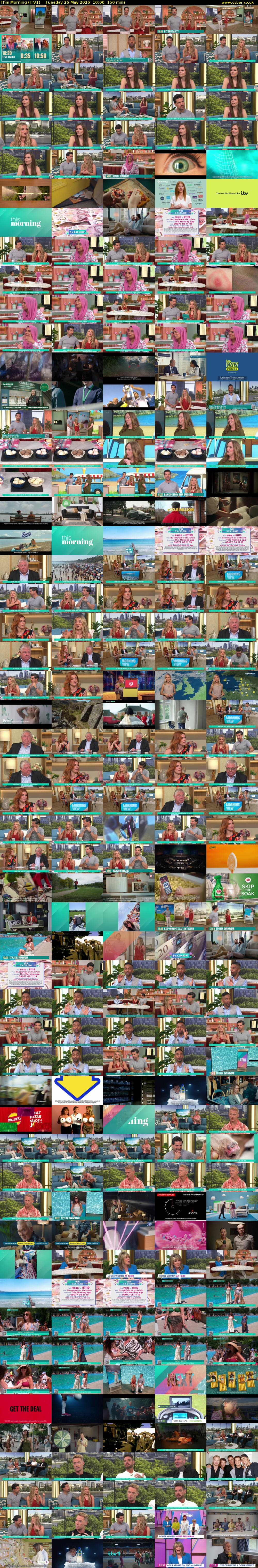 This Morning (ITV1) Tuesday 26 May 2026 10:00 - 12:30