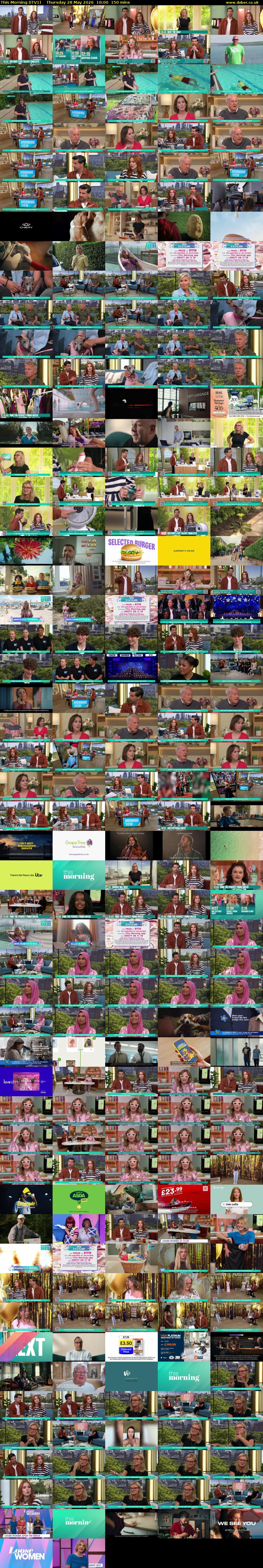 This Morning (ITV1) Thursday 28 May 2026 10:00 - 12:30
