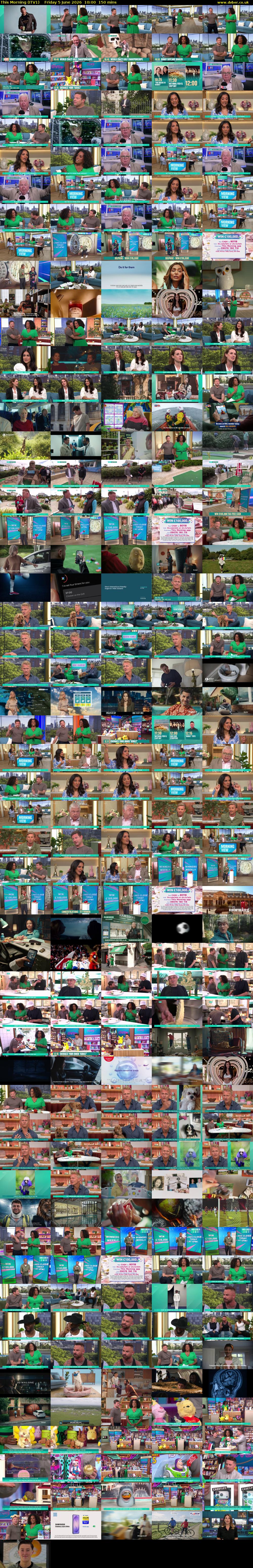This Morning (ITV1) Friday 5 June 2026 10:00 - 12:30