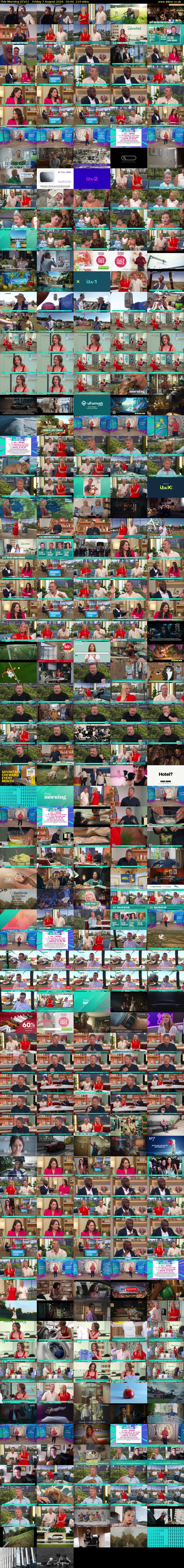 This Morning (ITV1) Friday 7 August 2026 10:00 - 13:30