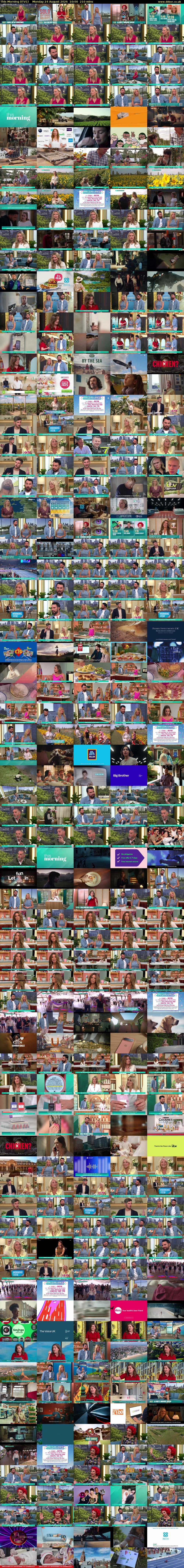 This Morning (ITV1) Monday 24 August 2026 10:00 - 13:30