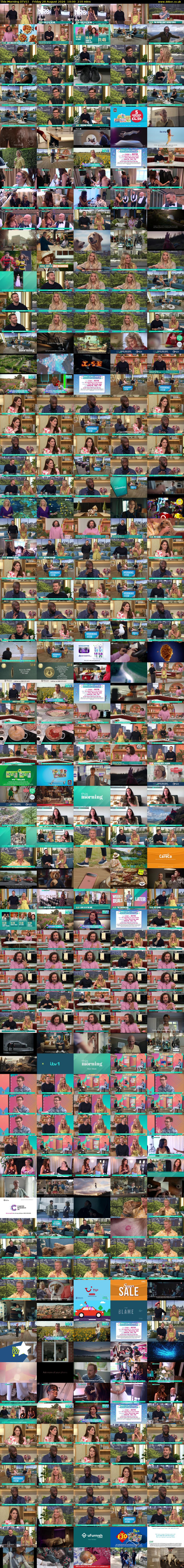 This Morning (ITV1) Friday 28 August 2026 10:00 - 13:30
