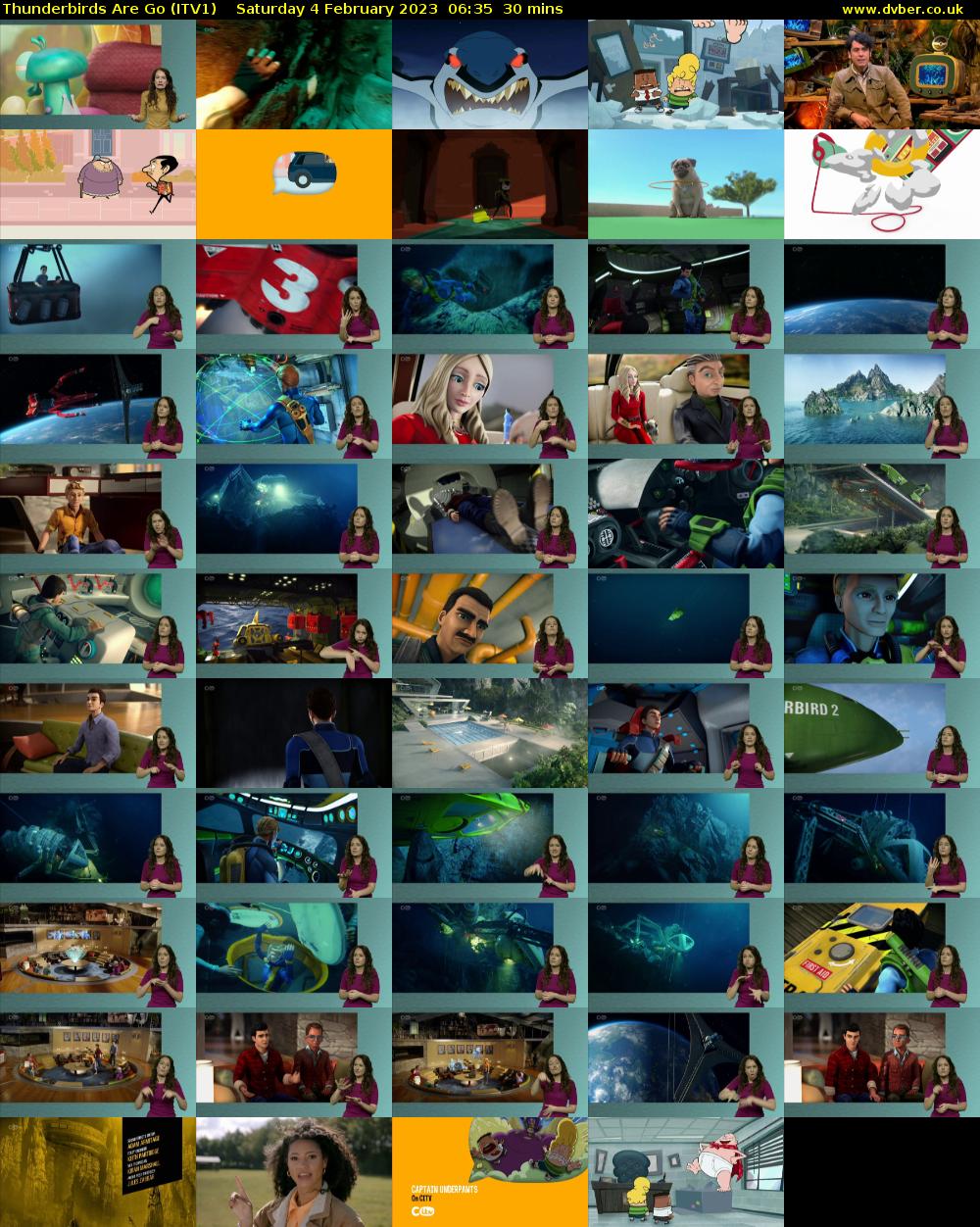 Thunderbirds Are Go (ITV1) Saturday 4 February 2023 06:35 - 07:05