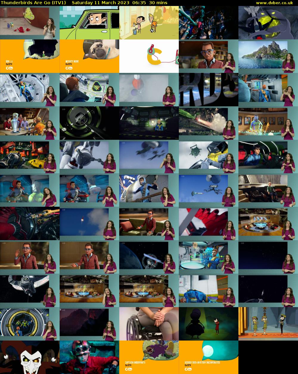 Thunderbirds Are Go (ITV1) Saturday 11 March 2023 06:35 - 07:05