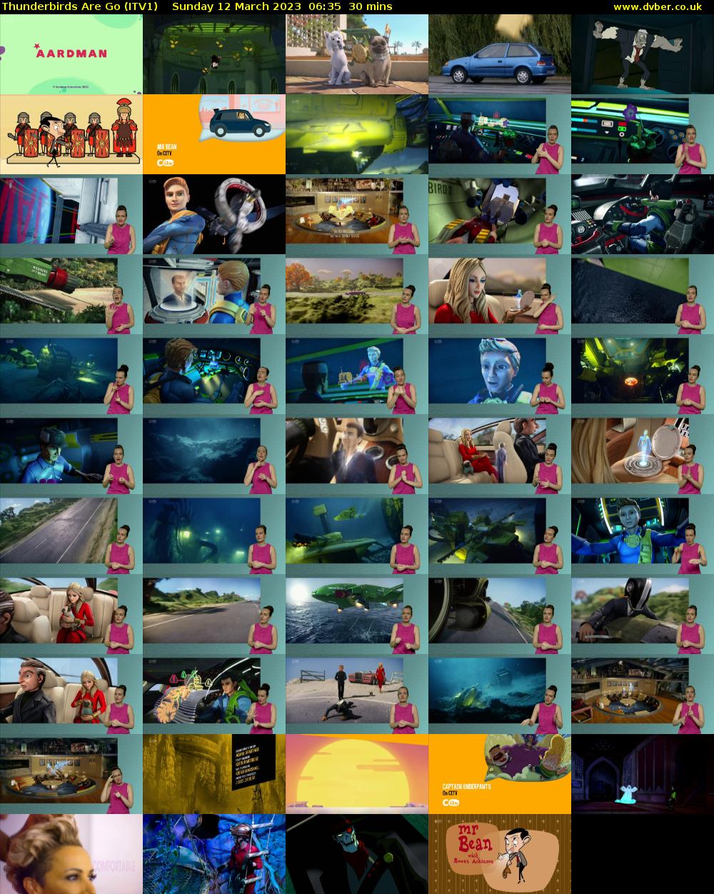 Thunderbirds Are Go (ITV1) Sunday 12 March 2023 06:35 - 07:05