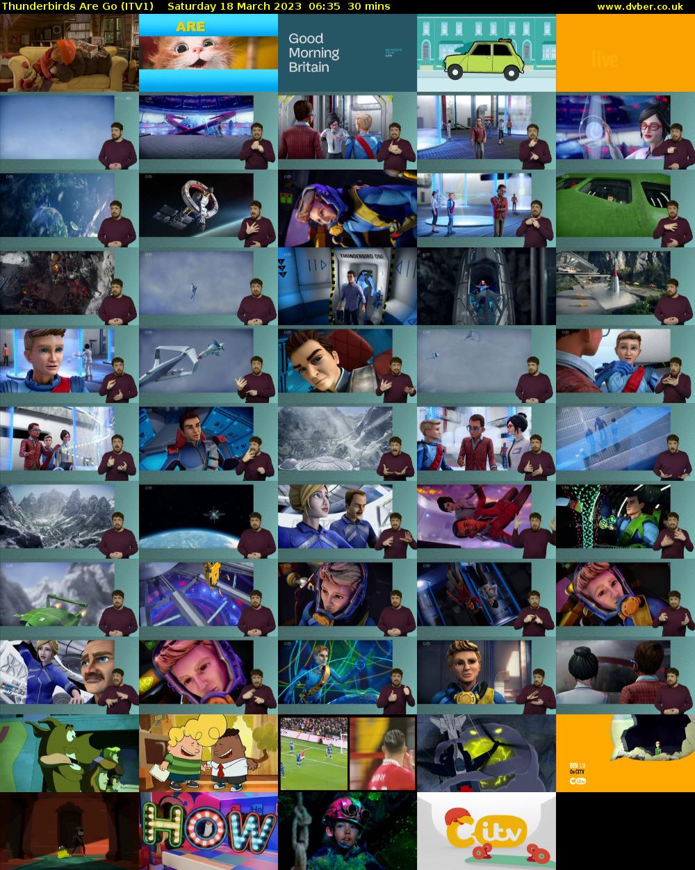 Thunderbirds Are Go (ITV1) Saturday 18 March 2023 06:35 - 07:05